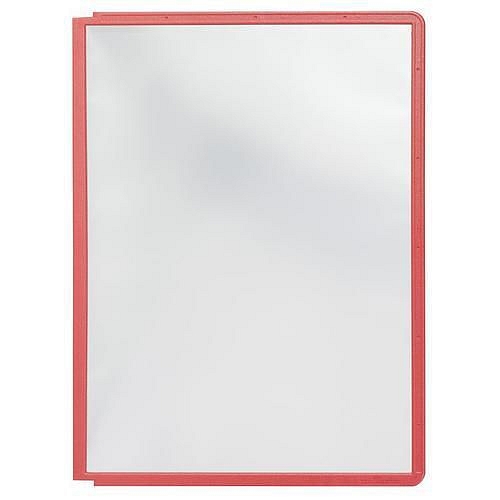 Informační rámečky Cordoba A4, 5 ks, červené