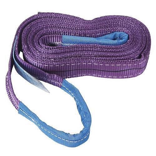 Zvedací popruh s textilními oky, do 1 000 kg, dvouvrstvý, délka 10 m