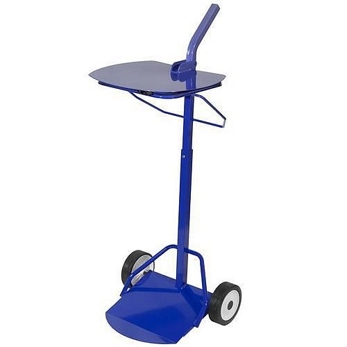 Pojízdný stojan Poubelle na odpadkové pytle s víkem