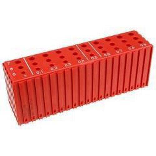 Plastové lůžko pro ukládání vrtáků, 5-7,9 mm