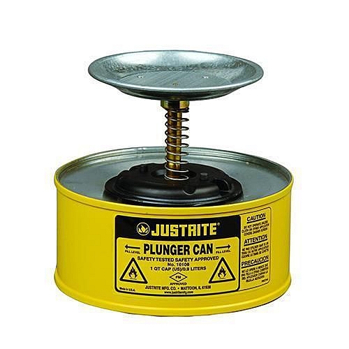 Bezpečnostní zvlhčovač Justrite, žlutý, 1 l