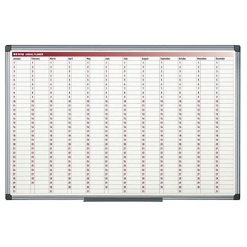 Magnetická roční plánovací tabule Ginger