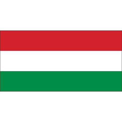 Státní vlajka, se záložkou, 90 x 60 cm, Maďarsko