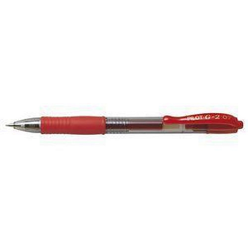 Pilot G-2, 5 ks, červená