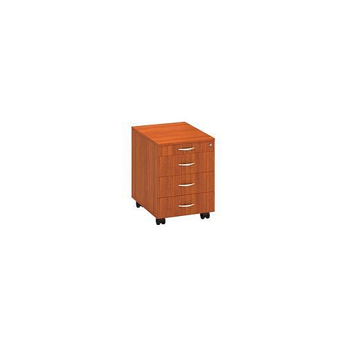 Mobilní kontejner Alfa 500, 60 x 44,3 x 60 cm, dezén třešeň