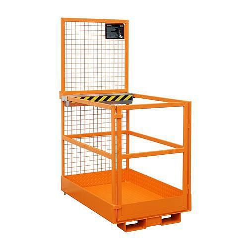 Pracovní klec pro vysokozdvižný vozík, rozměry 120 x 80 cm, stacionární