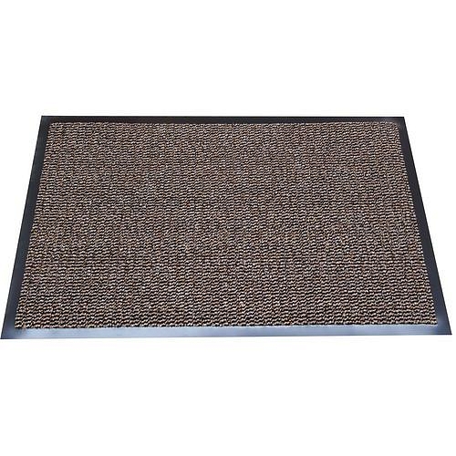 Vnitřní čisticí rohož s náběhovou hranou, 90 x 60 cm, hnědá