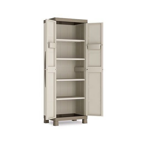 Plastová dílenská skříň, 182 x 65 x 45 cm