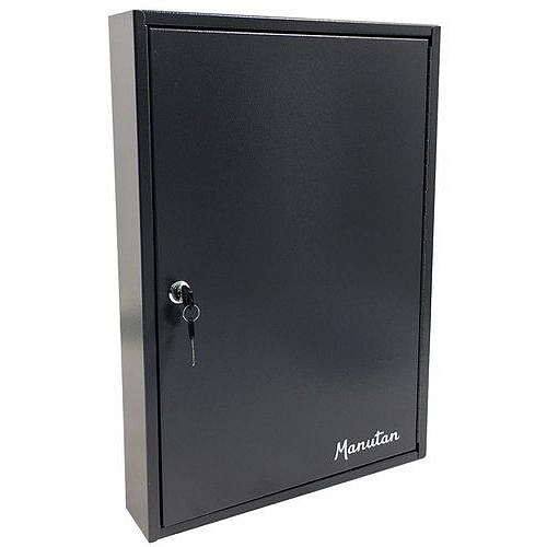 Skříňka na klíče Manutan Expert, 100 háčků, tmavě šedá