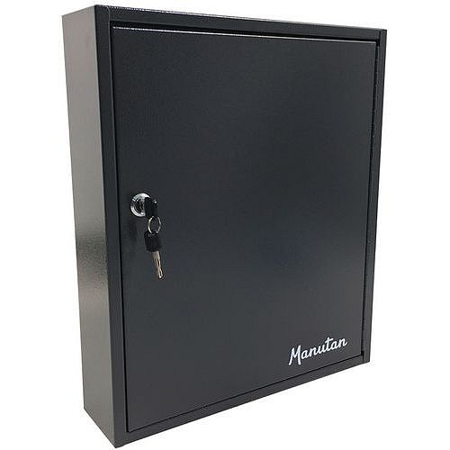 Skříňka na klíče Manutan Expert, 150 háčků, tmavě šedá