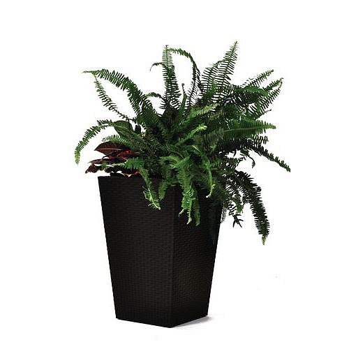 Květináč Rattan S, 55,4 l, hnědý
