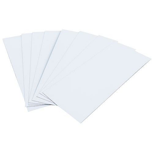 Manutan Expert informační štítek na regály, magnetický, 90 x 210 mm
