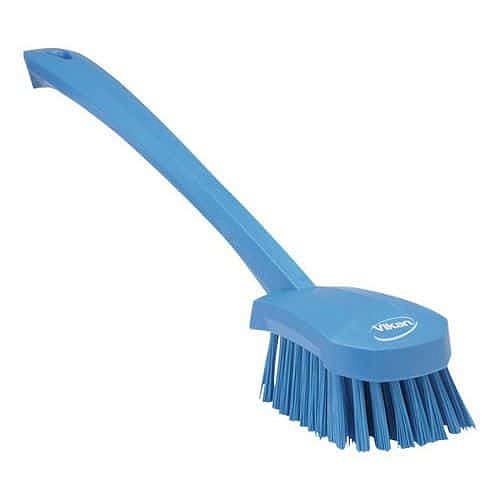 Plastový kartáč na nádobí Vikan, 41,5 cm, modrá