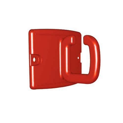 Samolepicí háček pro zahrazovací plastový řetěz, červená