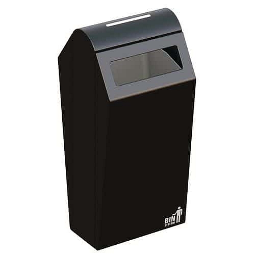 Odpadkový koš BINsystem Double BIN 90 černý