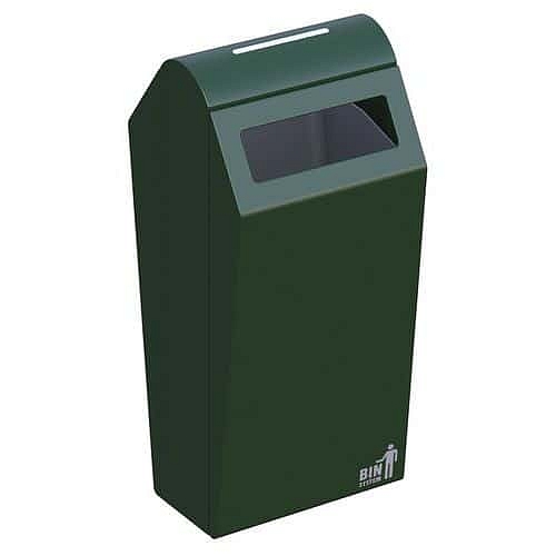 Odpadkový koš BINsystem Double BIN 90 zelený
