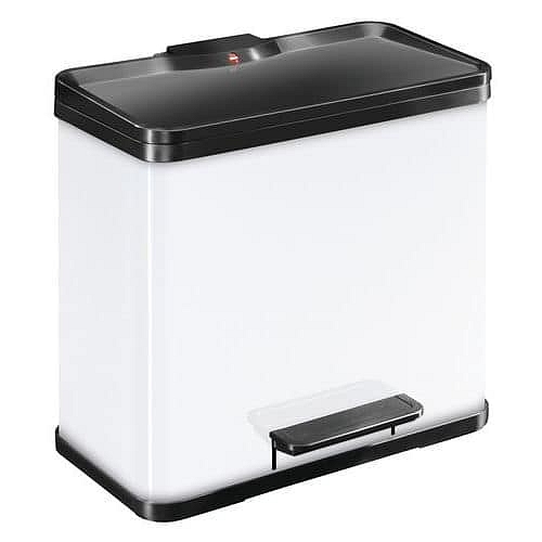 Odpadkový koš Öko Trio Plus L 3 x 9 l bílý – Hailo