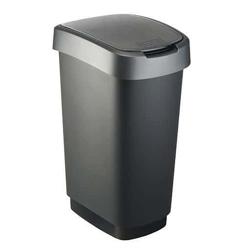 Odpadkový koš Twist 50 l černý