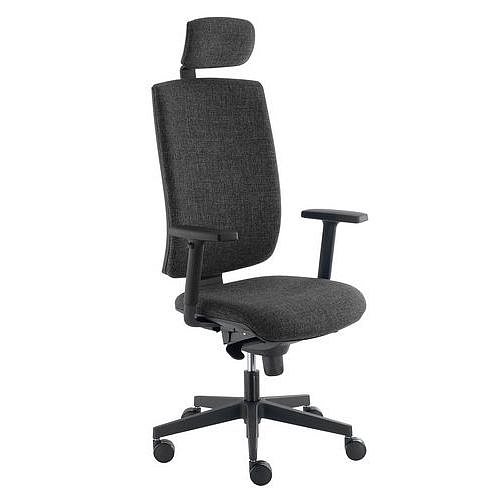 Kancelářská židle Keny Boss, šedá/černá