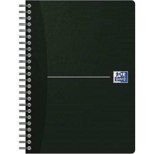 Blok kroužkový Oxford Office A5, s boční spirálou, čtverečkovaný