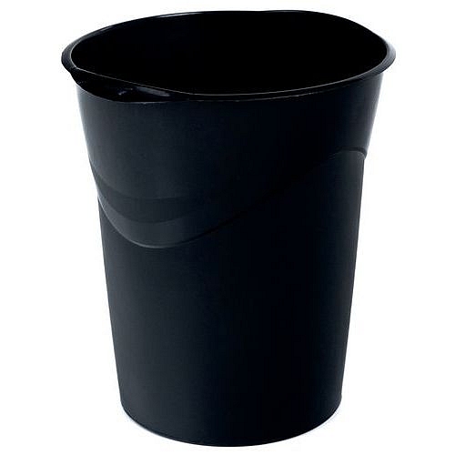 Plastový odpadkový koš Manutan Expert, objem 14 l