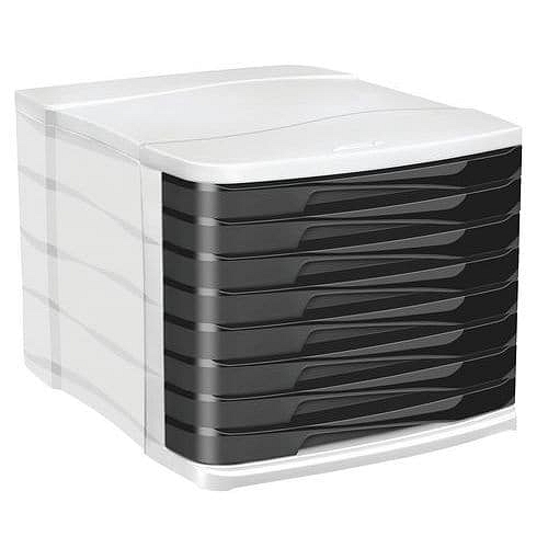 Zásuvkový modul CEP, 8 zásuvek, černý