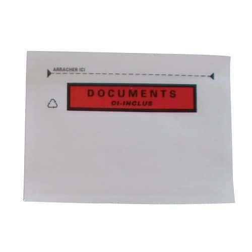 Nalepovací obálky na dokumenty Pac-List, 1 000 ks, 162 x 120 mm