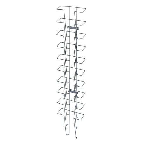 Závěsný držák na prospekty Manutan Expert, 10 přihrádek