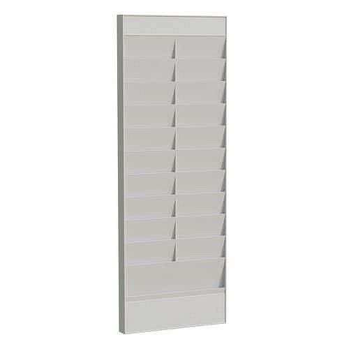 Nástěnný držák na prospekty Paperflow Work, 20 přihrádek, přídavný držák