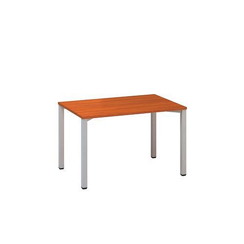 Kancelářský stůl Alfa 200, 120 x 80 x 74,2 cm, rovné provedení, dezén třešeň, RAL9022