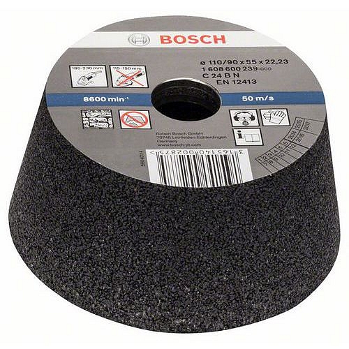 Bosch - Brusný hrnec, kónický - kámen/beton 90 mm, 110 mm, 55 mm, 24