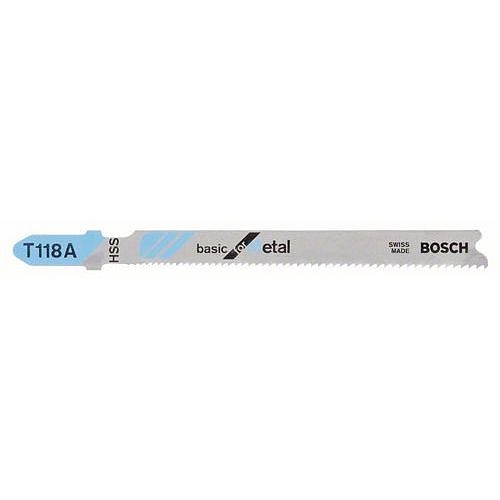 Bosch - Pilový plátek do kmitací pily T 118 A Basic for Metal, 25ks