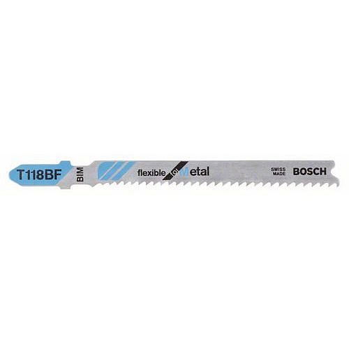Bosch - Pilový plátek do kmitací pilky T 118 BF Flexible for Metal, 5ks x 10 BAL