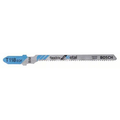 Bosch - Pilový plátek do kmitací pily T 118 EOF Flexible for Metal, 5ks x 10 BAL