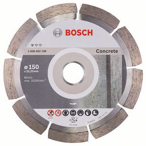 Bosch - Diamantový řezný kotouč Standard for Concrete 150 x 22,23 x 2 x 10 mm