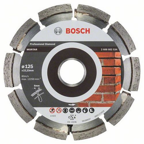 Bosch - Fréza na spáry Expert for Mortar 125 x 6 x 7 x 22,23 mm