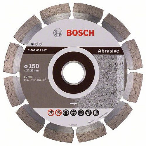 Bosch - Diamantový řezný kotouč Standard for Abrasive 150 x 22,23 x 2 x 10 mm