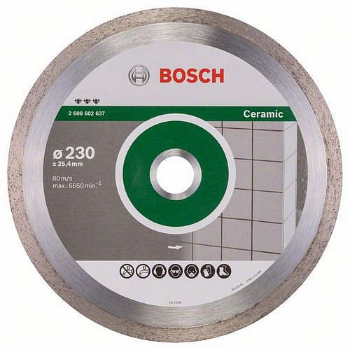 Bosch - Diamantový řezný kotouč Best for Ceramic 230 x 25,40 x 2,4 x 10 mm