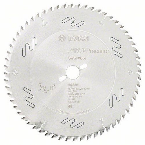 Bosch - Pilový kotouč do okružních pil Top Precision Best for Wood 300 x 30 x 3,2 mm, 60