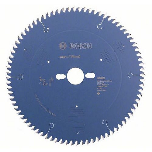Bosch - Pilový kotouč Expert for Wood 250 x 30 x 2,5 mm, 80