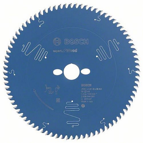 Bosch - Pilový kotouč Expert for Wood 260 x 30 x 2,8 mm, 80