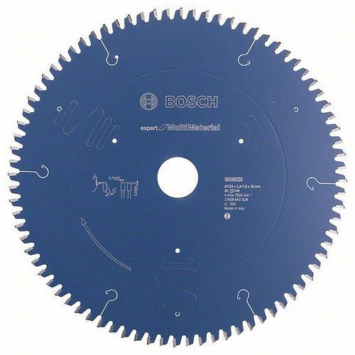 Bosch - Pilový kotouč Expert for Multi Material 254 x 30 x 2,4 mm, 80