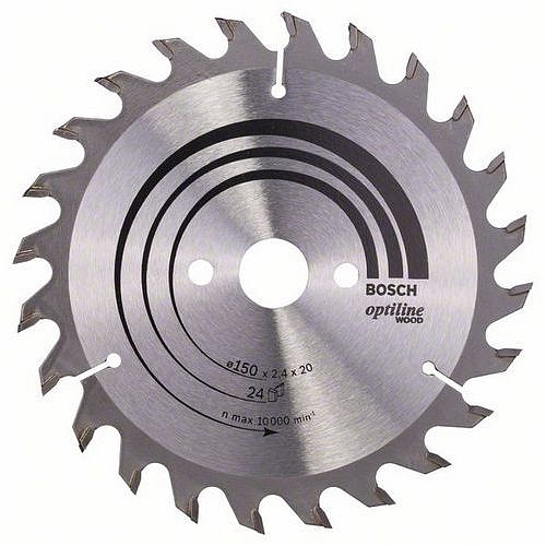 Bosch - Pilový kotouč Optiline Wood 150 x 20/16 x 2,4 mm, 24