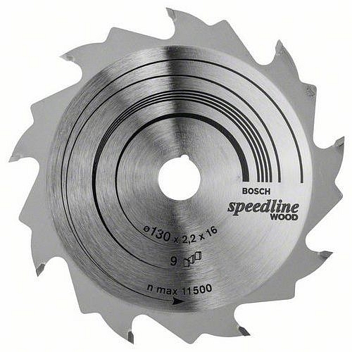 Bosch - Pilový kotouč Speedline Wood 130 x 16 x 2,2 mm, 9