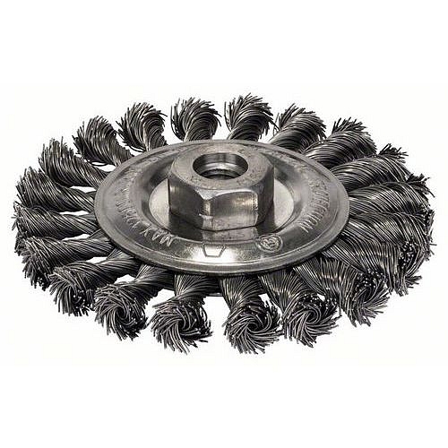Bosch - Kotoučový ocelový kartáč 115 mm, 0,5 mm, 12 mm, M14