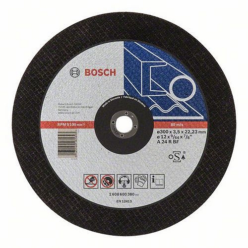 Bosch - Řezný kotouč rovný Expert for Metal A 24 R BF, 300 mm, 3,5 mm, 10 BAL