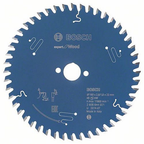 Bosch - Pilový kotouč Expert for Wood 160 x 20 x 2,6 mm, 48
