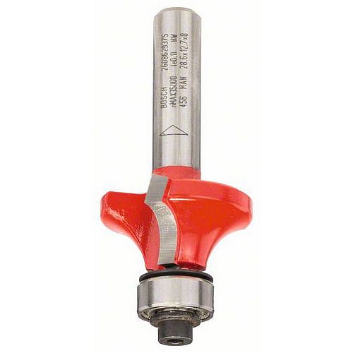Bosch - Zaoblovací fréza 8 mm, D 28,6 mm, R1 8 mm, L 12,7 mm, G 55 mm
