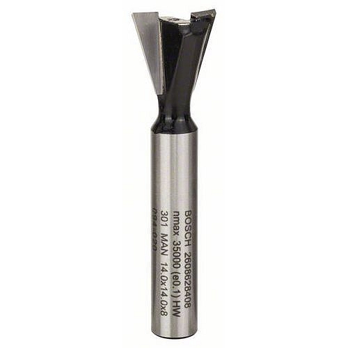Bosch - Rybinová fréza 8 mm, D1 14 mm, L 14 mm, G 55 mm, 15°