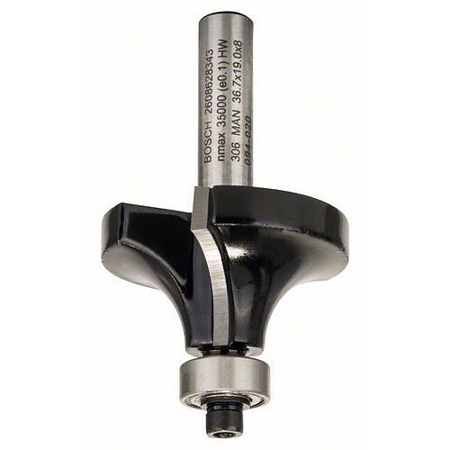 Bosch - Zaoblovací fréza 8 mm, R1 12 mm, L 19 mm, G 60 mm